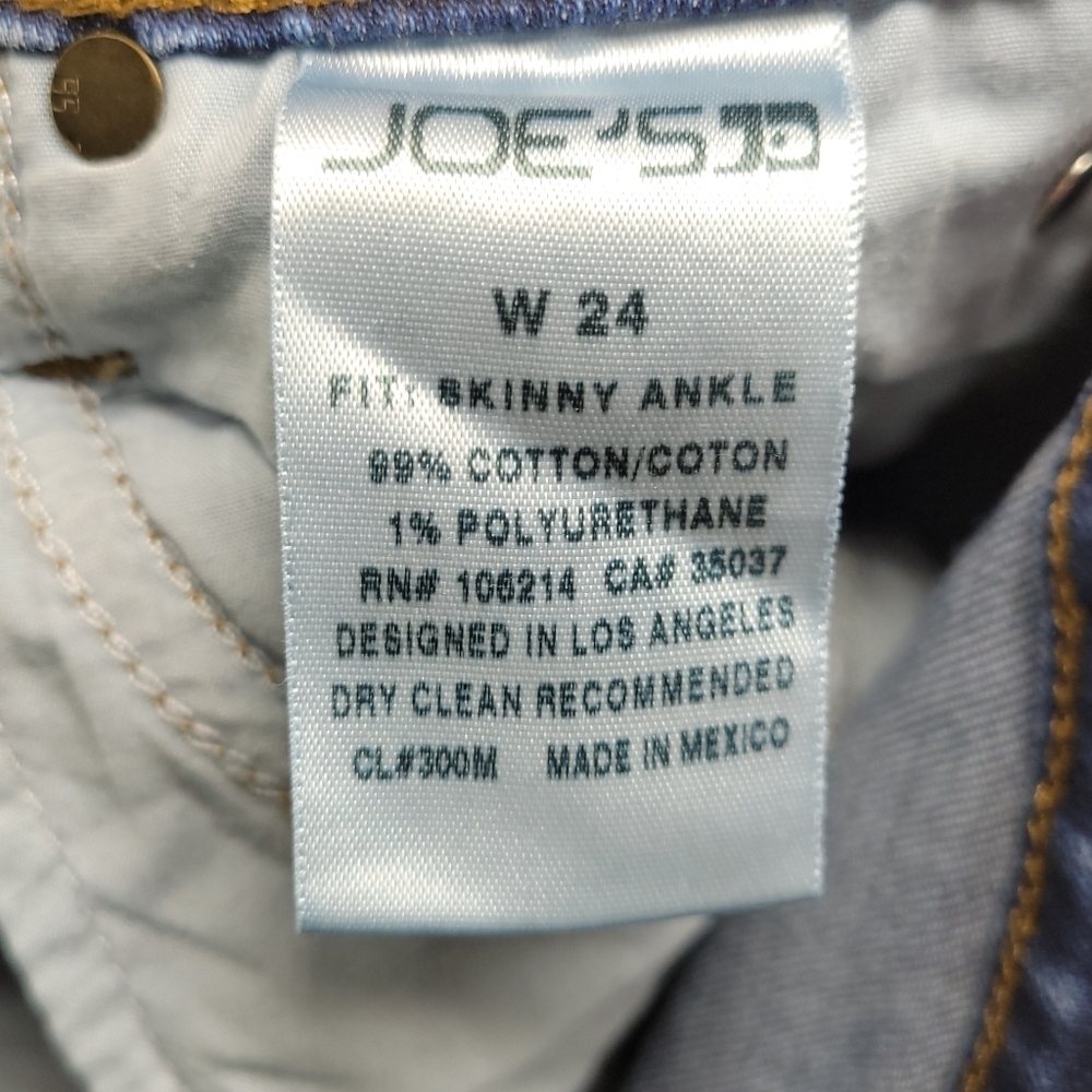 Joes Womens Skinny Ankle Margaux Distressed Jeans Size 24 - Picture 11 of 13